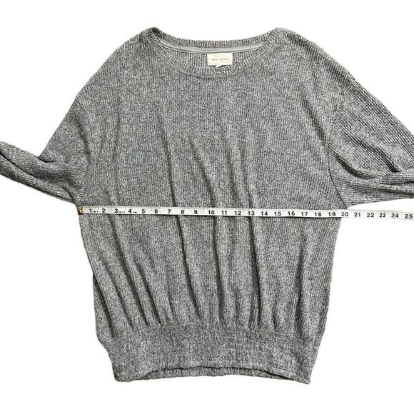 MELLODAY Nordstrom Gray Casual Pullover Long Sleeve Poly Stretch Sweater Large - Picture 7 of 10